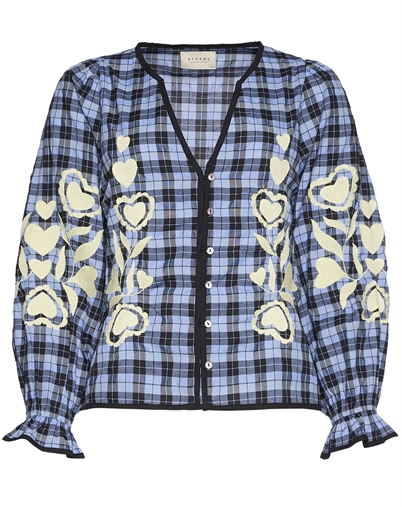 Sissel Edelbo - Fran Bluse - Blue Checks